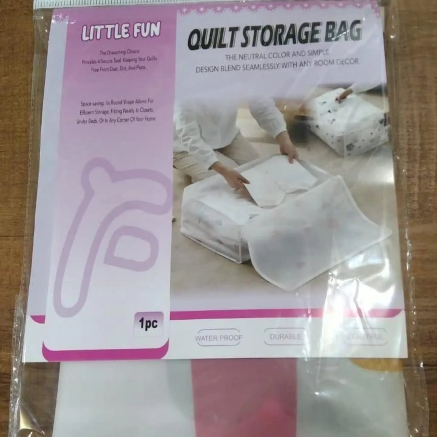 Premium Blanket Storage Bag for Bedding and Quilts