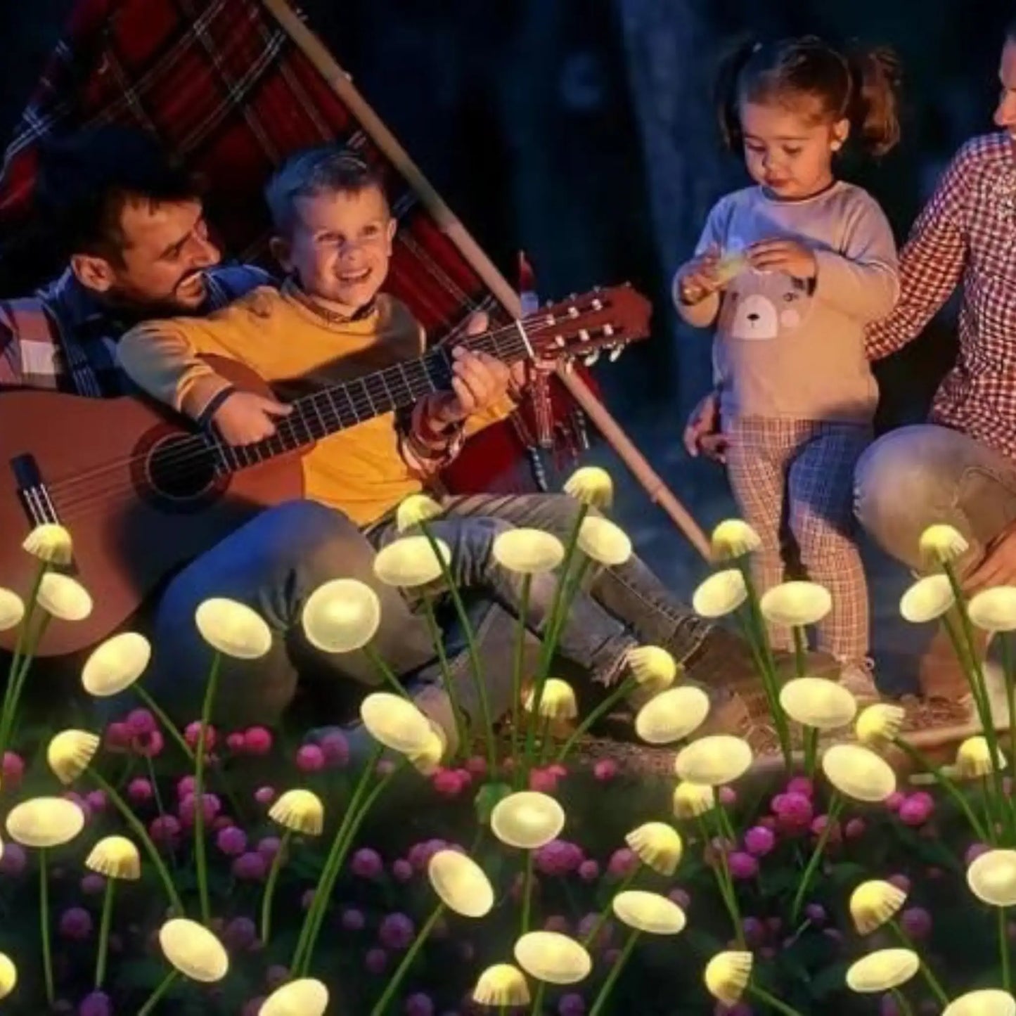 5 Watt 8 LED Solar Mushroom Lights | Outdoor Garden Solar Lights