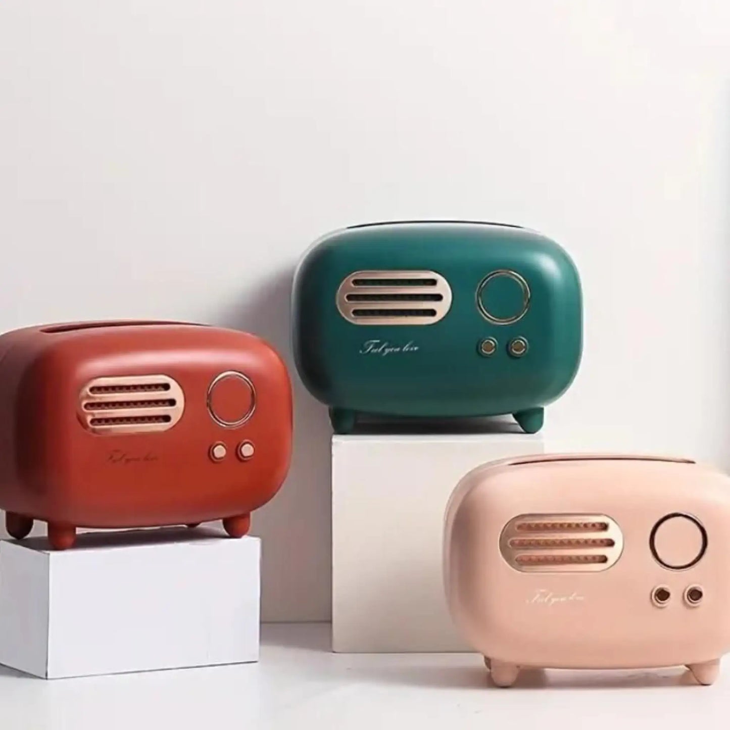 Vintage Radio Box Tissue Holder | Tissue Box Holder