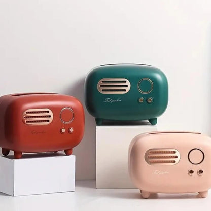 Vintage Radio Box Tissue Holder | Tissue Box Holder