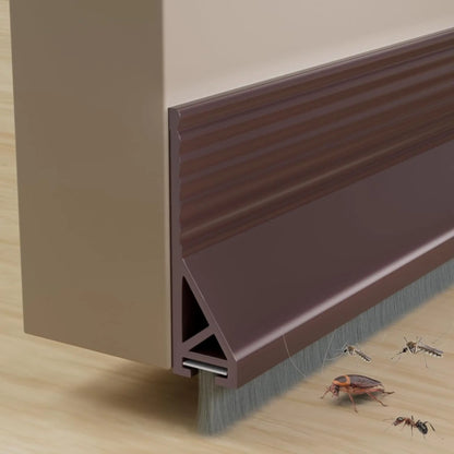 Door Draft Stopper with Brush | Under Door Draft Stopper