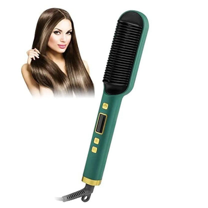 Professional Electric Hair Straightener Comb | Heated Hair Brush Straightener