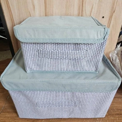 Foldable Wardrobe Storage Bins | Closet Organizers Pack of 2