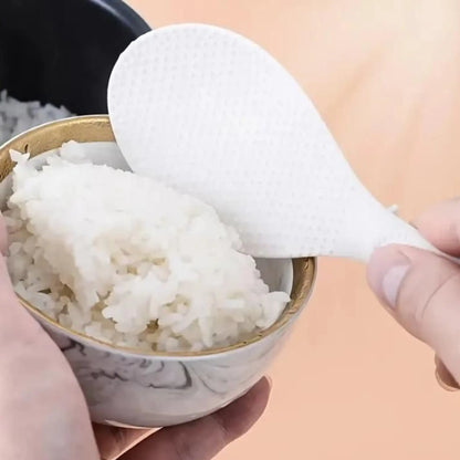Self Standing Rice Scoop Spoon | Non Stick Plastic Rice Scoop
