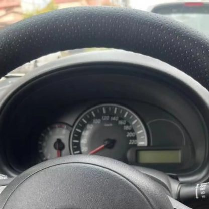 Universal Car Leather Steering Wheel Cover | Soft Leather Steering Wrap
