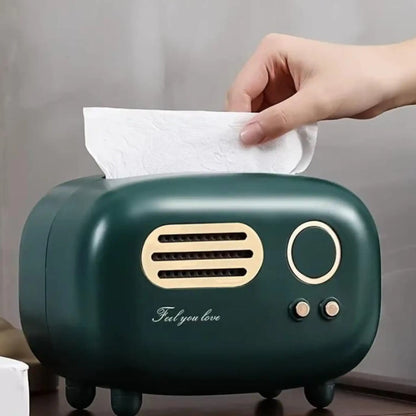 Vintage Radio Box Tissue Holder | Tissue Box Holder