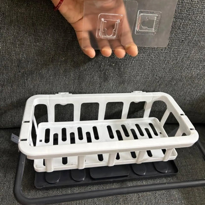 Retractable Sponge Storage Hanging Rack | Wall Mounted Organizer