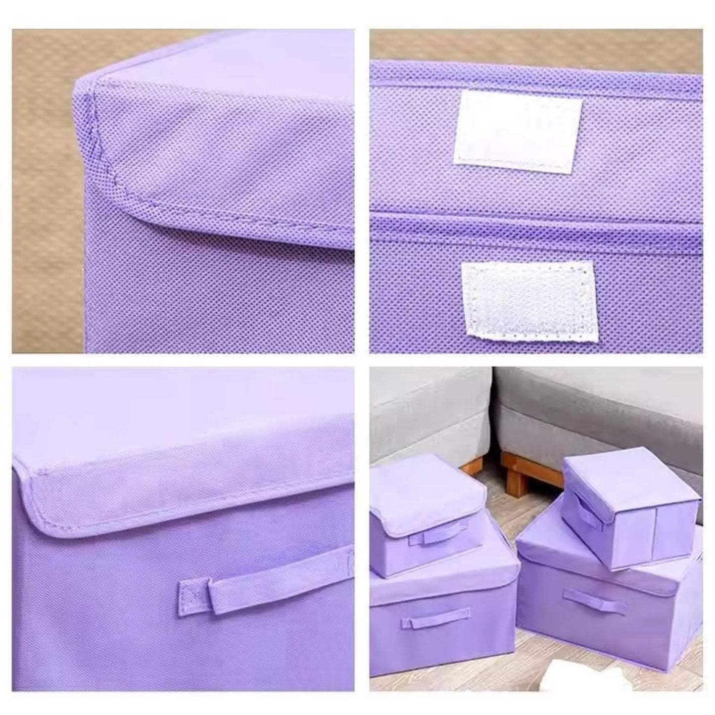 Foldable Wardrobe Storage Bins | Closet Organizers Pack of 2